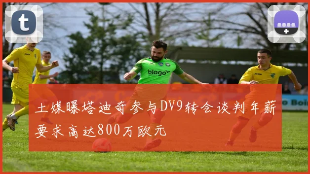 土媒曝塔迪奇参与DV9转会谈判年薪要求高达800万欧元